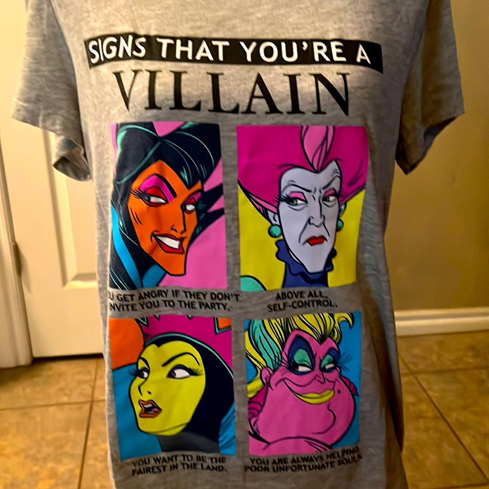Disney villain t shirt
